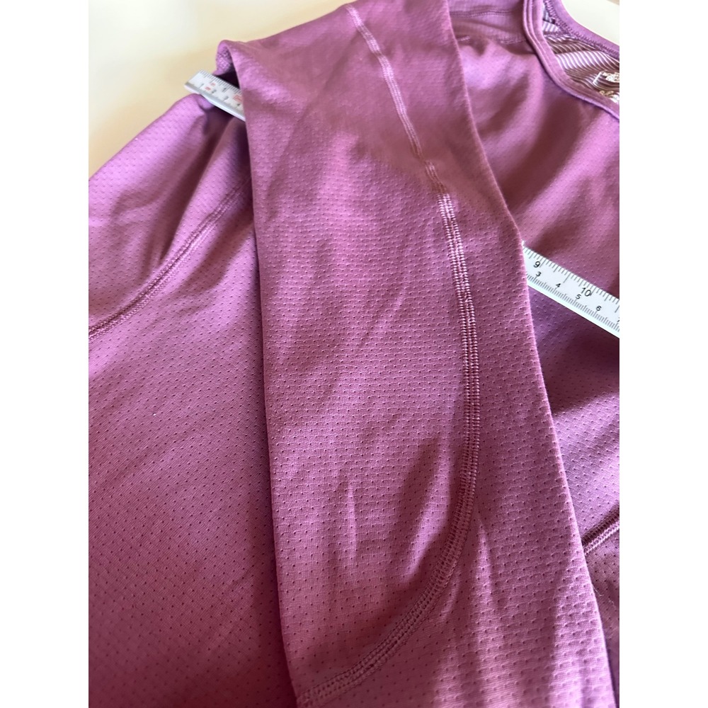 The North Face Womens‎ FlashDry Long Sleeve Athletic Top Purple Small Base Layer - Picture 3 of 7